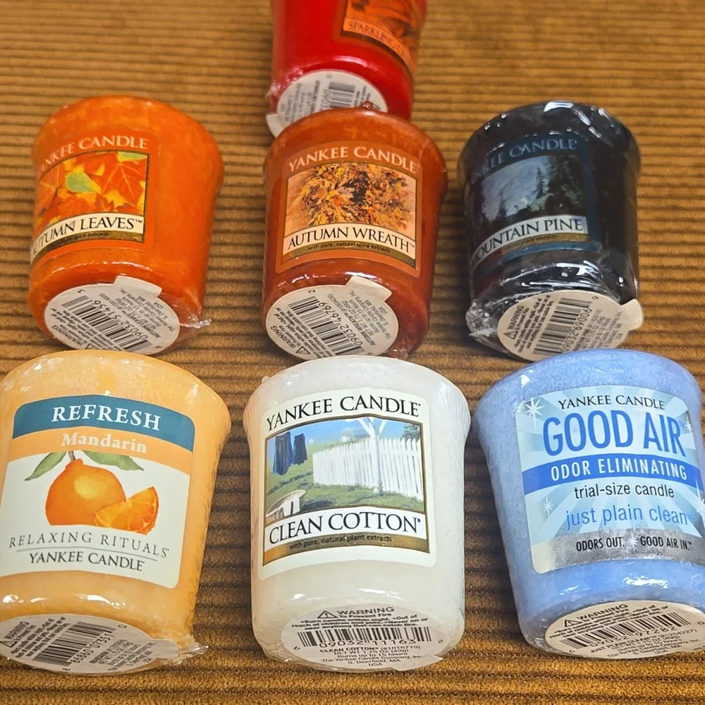 Yankee Candle Votives - 7 Assorted Scents.  Unopened. - Picture 2 of 2